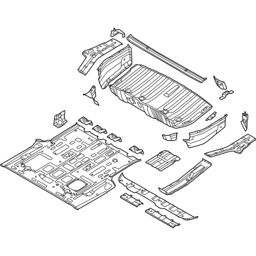 Kia Carnival Floor Pan - 65510R0000