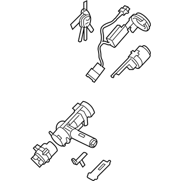 Kia 819003FG00 Ignition Lock Cylinder