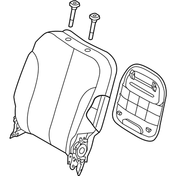 Kia 894004D113AGX Back Assembly-Rear 2ND Seat