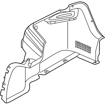 Kia 857401W000WK Trim Assembly-Luggage Side