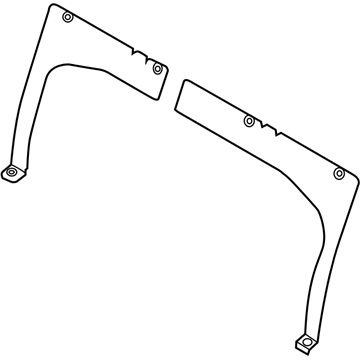 Kia 857851W000WK Trim-Partition Side