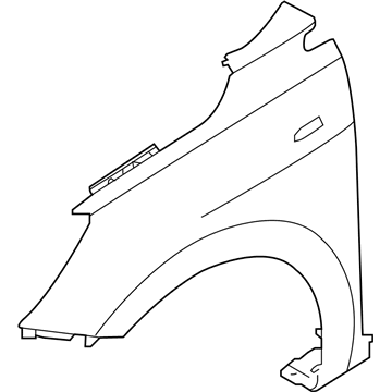 Kia 66311H9000 Panel-Fender,LH