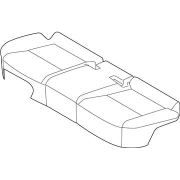 Kia 89170D9020D9F Rear Seat Covering Assembly