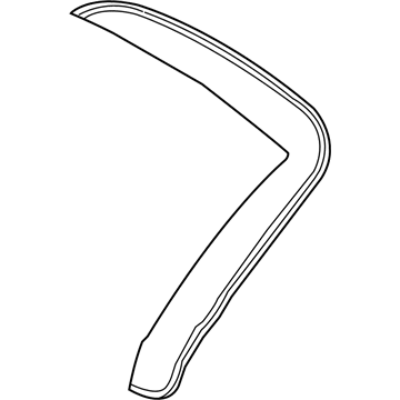 Kia 0K34A62750A WEATHERSTRIP-Lift Gate