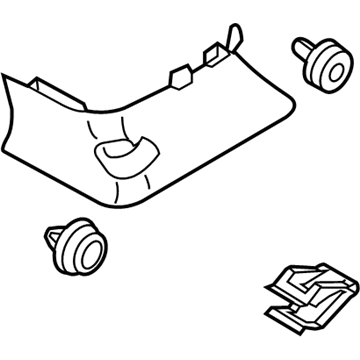 Kia 85870A9500DAA Trim Assembly-Gate PILLA