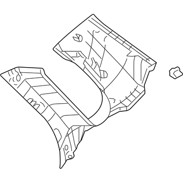 Kia 858502F70087 Trim Assembly-Rear Pillar