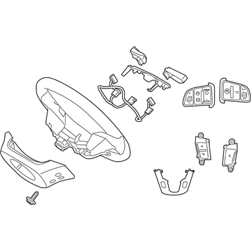 Kia 561103W750WK Steering Wheel Assembly