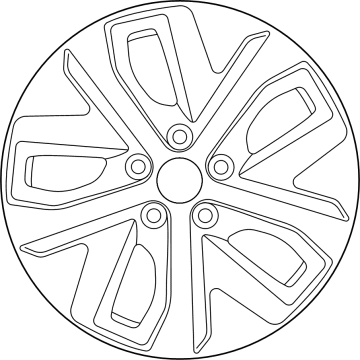 Kia 52910Q4100 Wheel Assembly-Aluminium