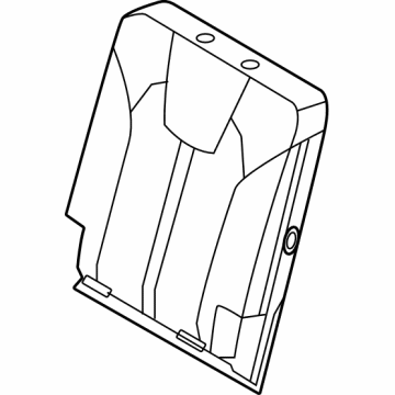 Kia 89A35R5700 Pad Assembly-3RD Seat Ba