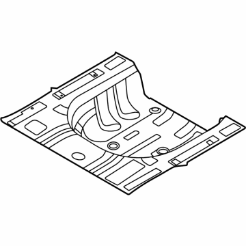 Kia 65513L3000 Panel Assembly-Rear FLOO