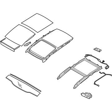 Kia 81600D9000ED Sunroof Assembly