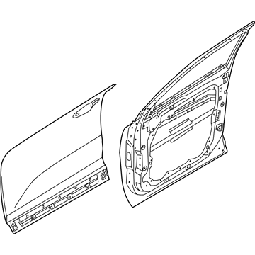 Kia 76003C6000 Panel Assembly-Front Door