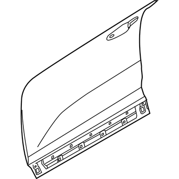 Kia 76121C6000 Panel-Front Door Out