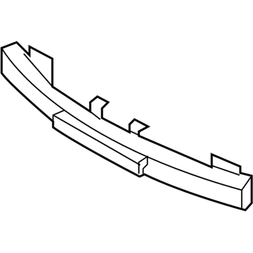 Kia 865302F500 Rail Assembly-Front Bumper