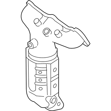 Kia 2851037530 Exhaust Manifold Assembly, Left