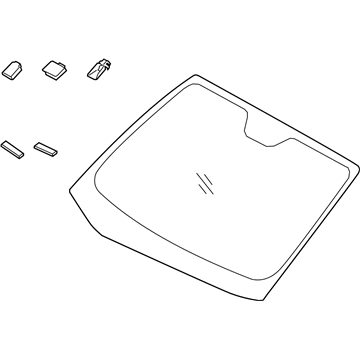 Kia 86110M7061 GLASS ASSY-WINDSHIEL