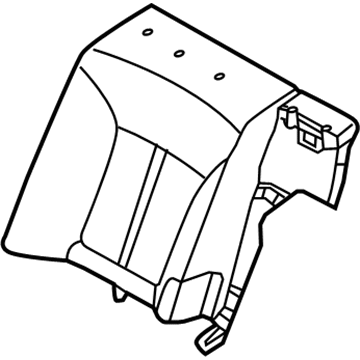 Kia 894603T930KEN Rear Seat Back Covering, Right