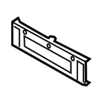 Kia 86519B2010 MOULDING-Front Bumper Licence