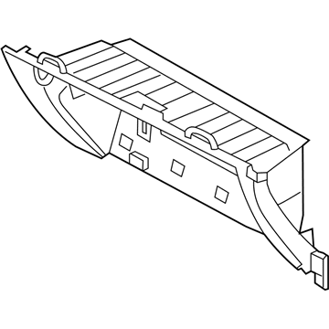 Kia 847601U000J7 Panel Assembly-Lower Crash Pad