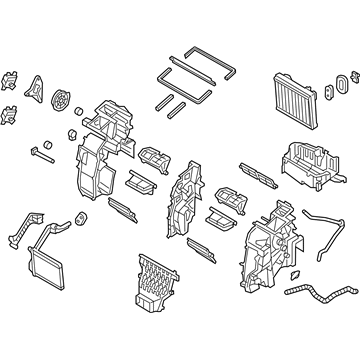 Kia 97205D9GD0 Heater & EVAPORATOR