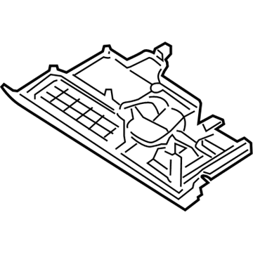 Kia 972854C00087 Cover Assembly-Under