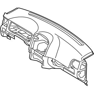 Kia 847102F050VA Crash Pad Assembly-Main