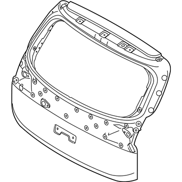 Kia 72800S9500 PANEL ASSY-TAIL GATE