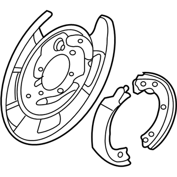 2007 Kia Sedona Parking Brake Shoe - 582704D500