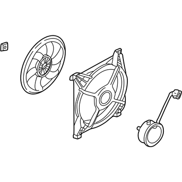 Kia Optima Fan Shroud - 253803D180