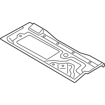 Kia 655133T000 Panel Assembly-Rear Floor