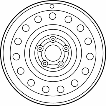 Kia 529102T300 Wheel Assembly-Temporary