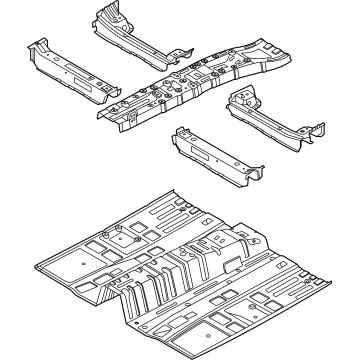 Kia 65100L3000 Panel Assembly-Floor,Ctr