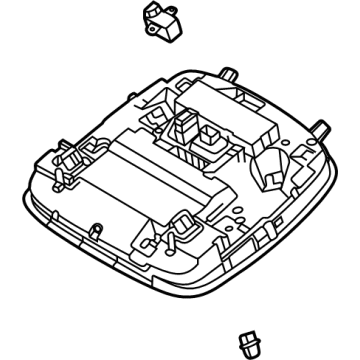 Kia 92810L2310WK Lamp Assembly-Overhead C