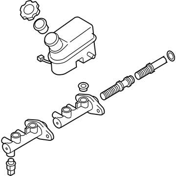 Kia Sportage Brake Master Cylinder Reservoir - 585101F510