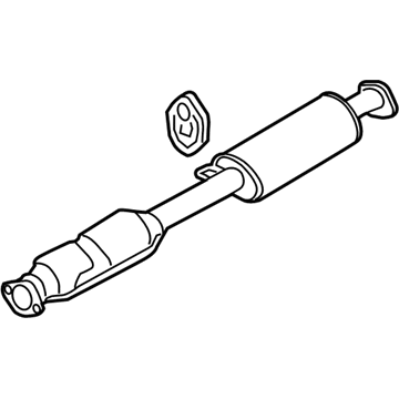 Kia 286003Q200 Center Muffler Assembly