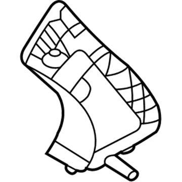 Kia 858904D100TW Trim Assembly-'D' Pillar