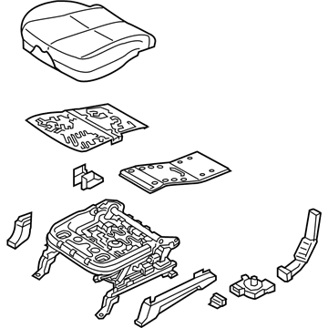 Kia 88100A9201DLK CUSHION ASSY-FR SEAT