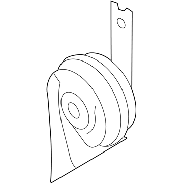 Kia 966103T000 Horn Assembly-Low Pitch