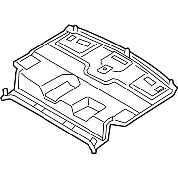 Kia 857203T200 Trim Assembly-Luggage Partition