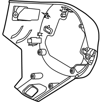 Kia 56120K0000SLM Cover Assembly-Steering