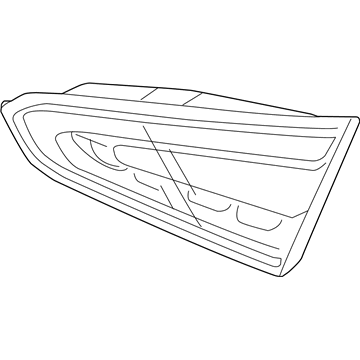 Kia 92440A7530 Lens & Housing-Rear Combination Inside