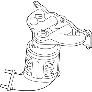 Kia 285102GBB0 Exhaust Manifold Catalytic Assembly