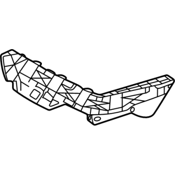 Kia 86613F6500 Bracket Assembly-Rr Bump