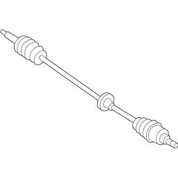 Kia 0K2N52560X Shaft Assembly-Drive, LH