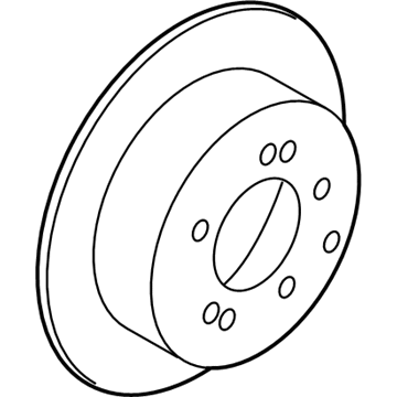 Kia Soul Brake Disc - 584112K350