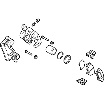 Kia Brake Caliper Bracket - 582102K500