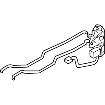 2003 Kia Spectra Door Latch Assembly - 0K2N173310