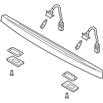 Kia 92501FD000XX Lamp Assembly-License