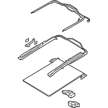 Kia 81650D4000CGA Mechanism Assembly-PANOR