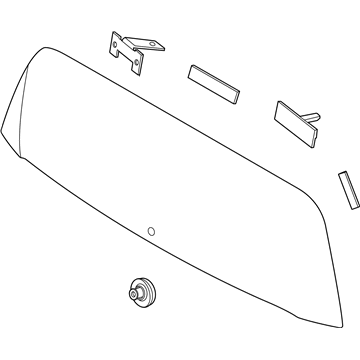 Kia 87110K0320 GLASS ASSY-TAIL GATE